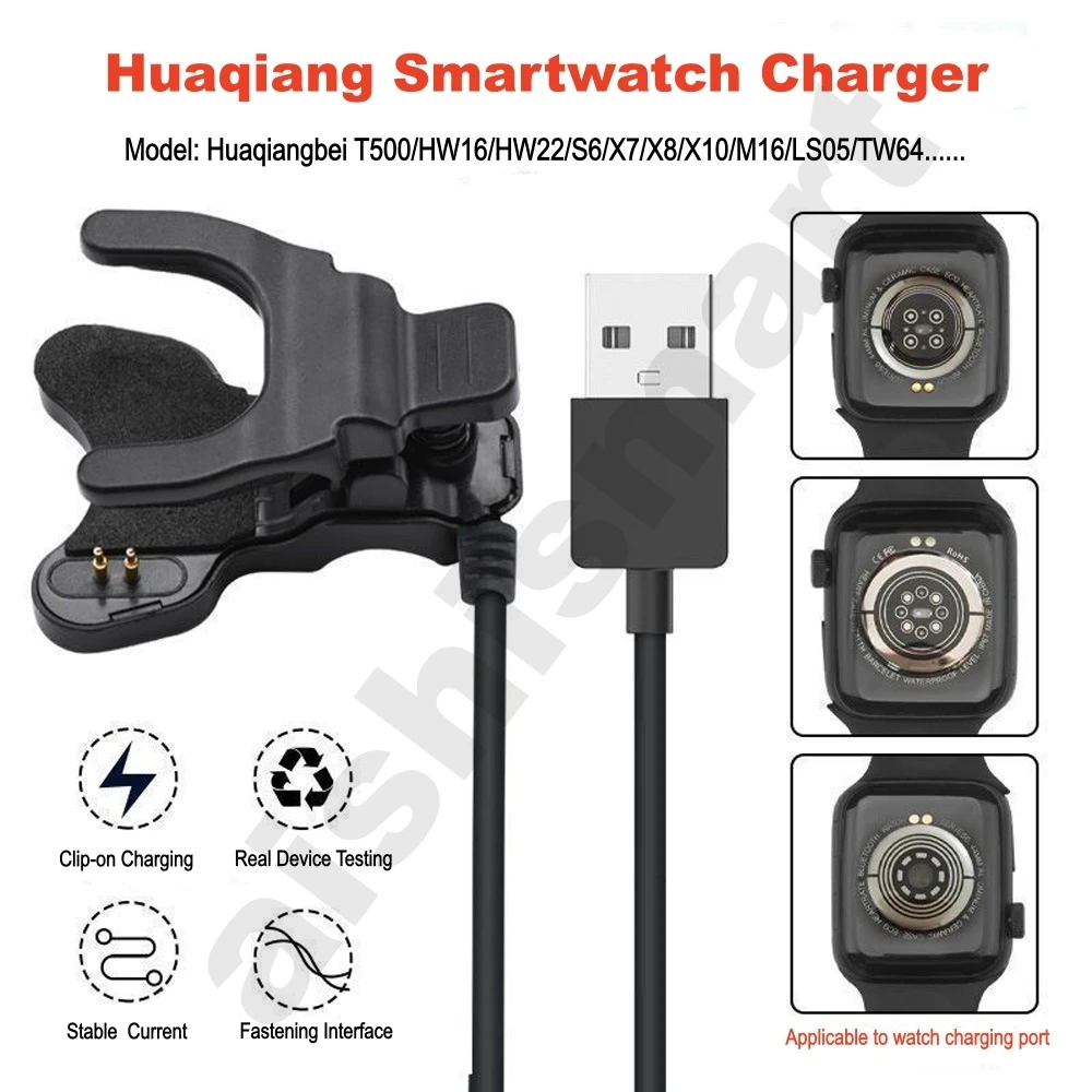 Watch X7 - Clip Charger 2pin 3pin 3mm 4mm