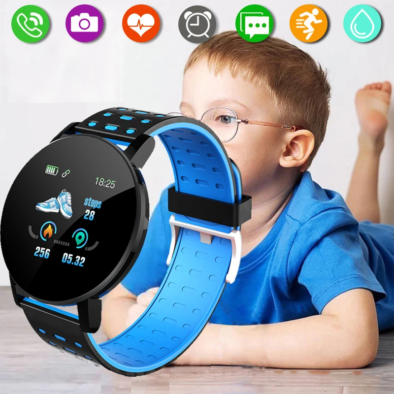 Smartwatch Digital Watches For Kid Boy - Children's Sports Smart Watch Led Digital