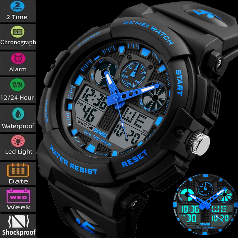Solar Powered Watch - 2017 Mới SKMEI Men Thể Thao
