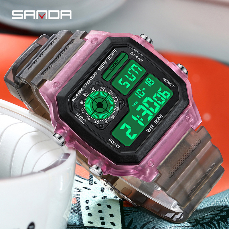 Chronograph Sport Watch - Fashyion Sanda Top Brand Led Digital