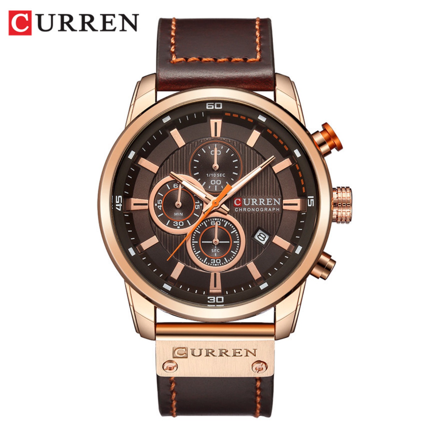 Chronograph Sport Watch - CURREN Fashion Date Quartz Men Watches