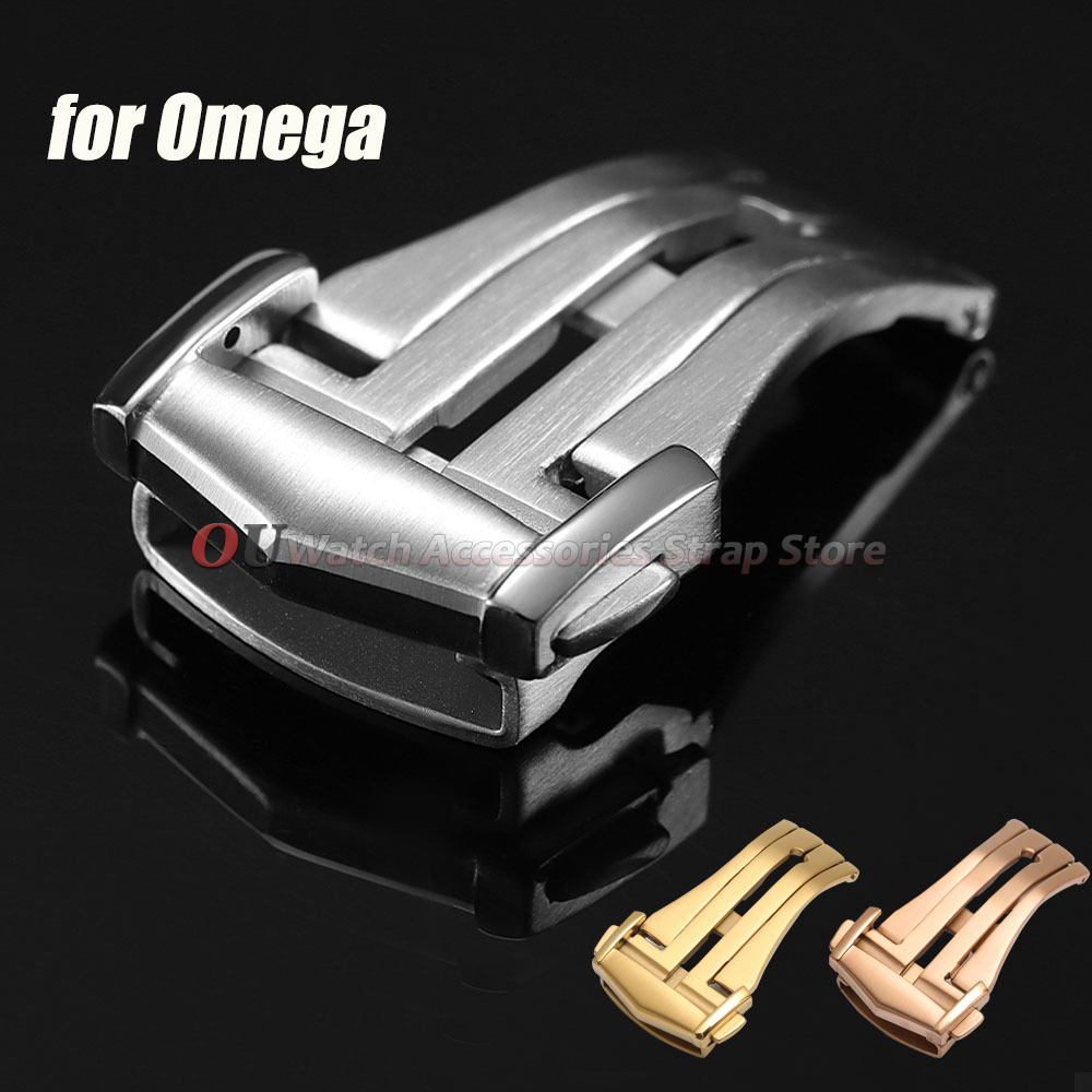 Watches Omega - Stainless Steel Folding Buckle Replacement Matte