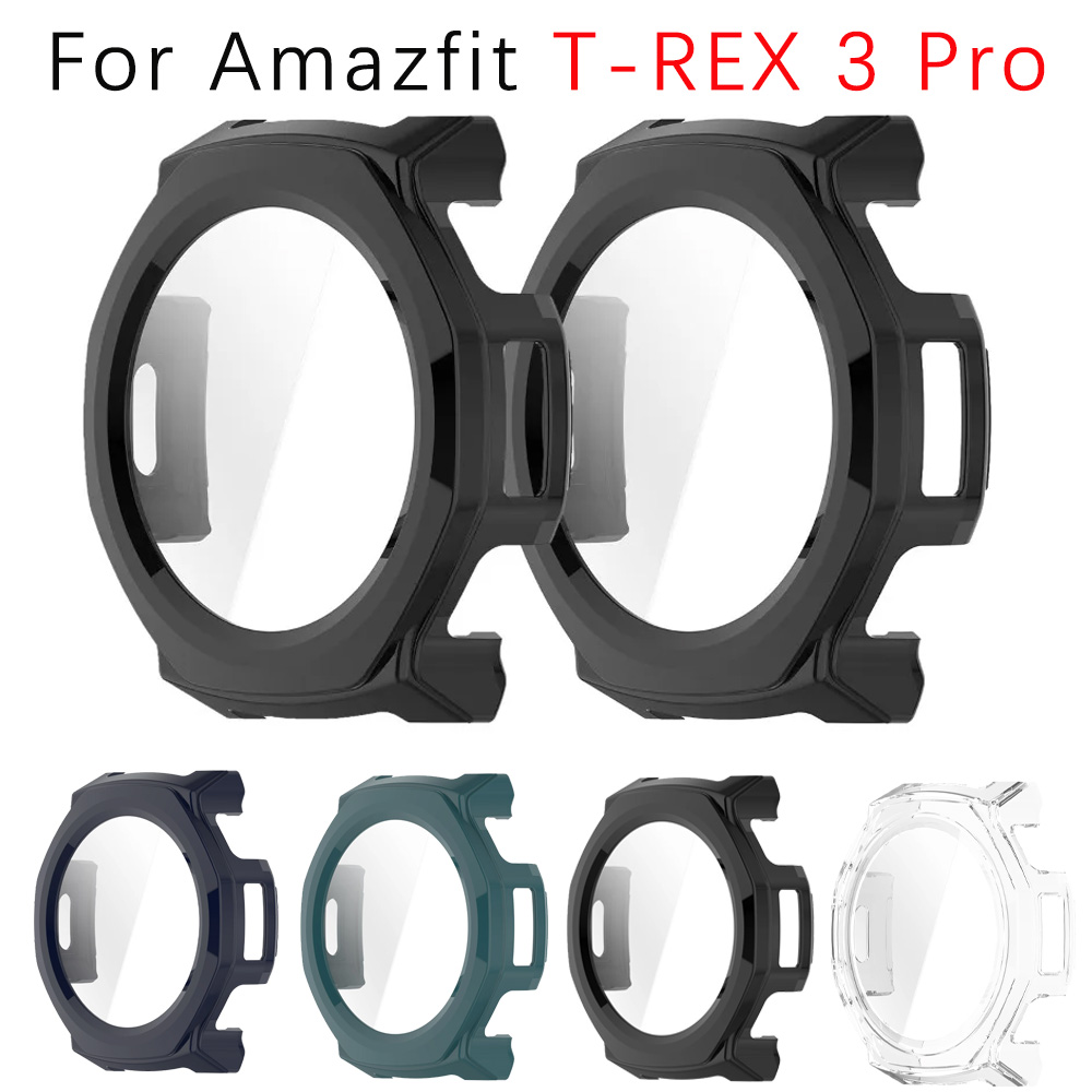 Smartwatch Watches Amazfit - Tempered Glass Case Screen Protector For