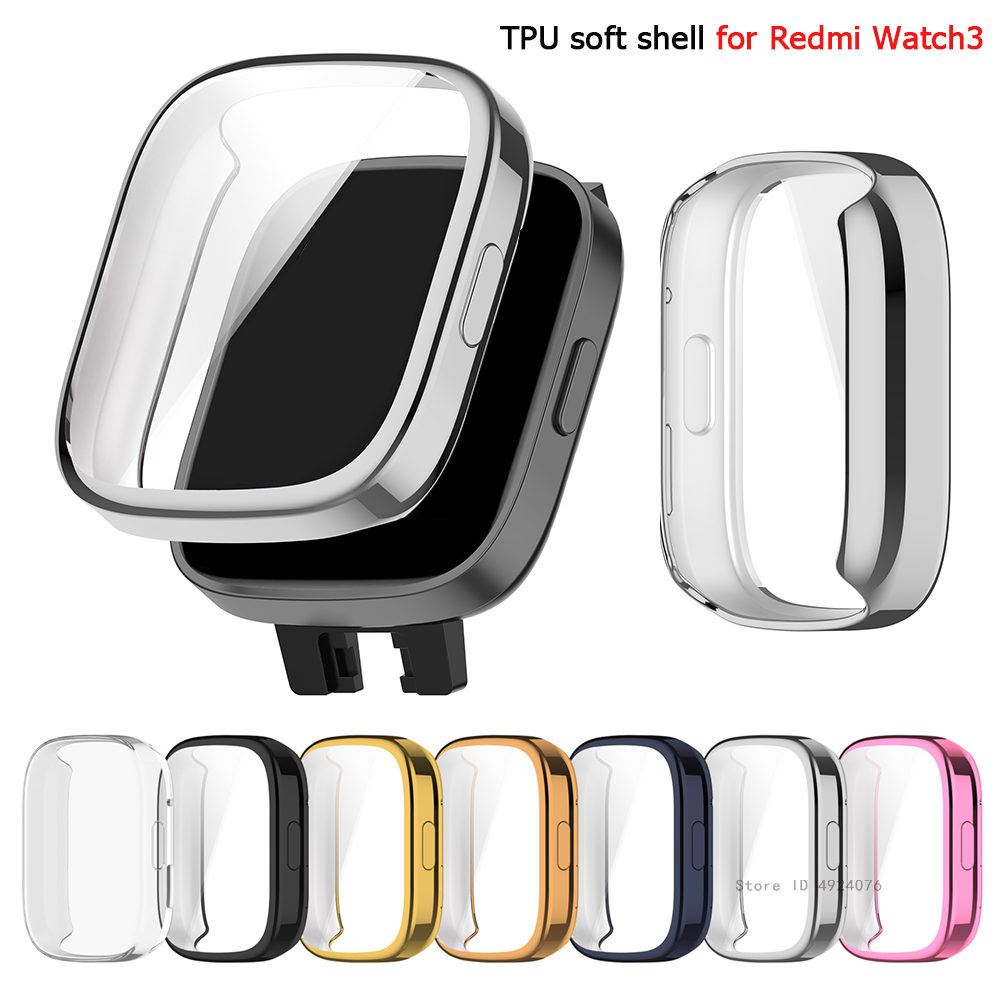 Smartwatch Redmi Watches - TPU Soft Silicone Case Glass For