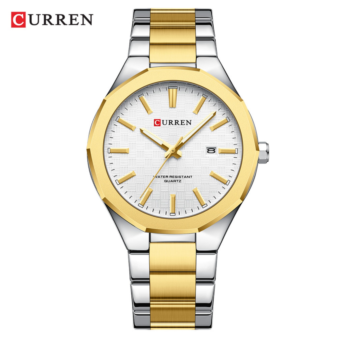 Analog Quartz Watch - CURREN Men's Simple Black Dial Watches