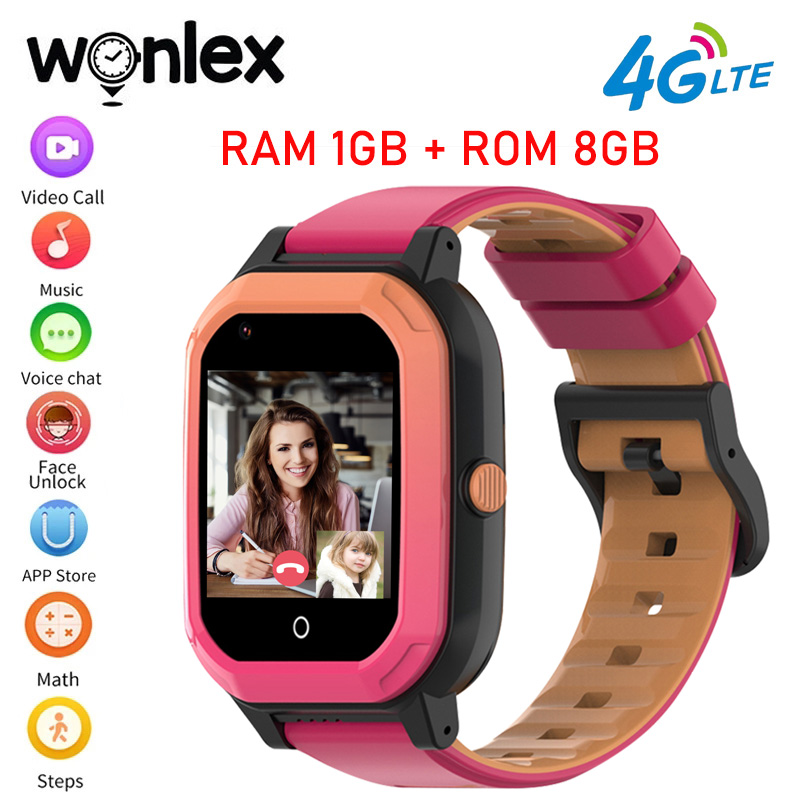 Smartwatch Digital Watches For Kids - Wonlex 4G Smart Watch Kids GPS