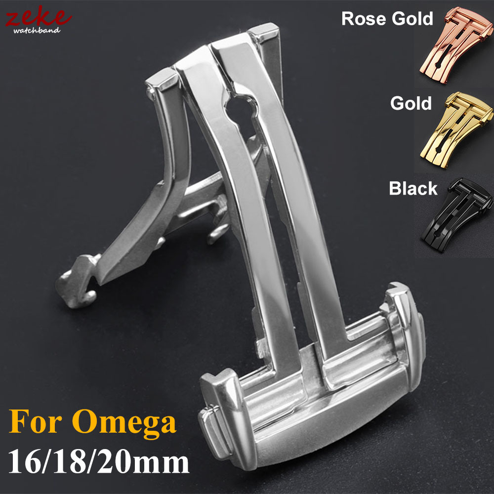 Watches Omega - Stainless Steel Deployment Clasp Folding Watch