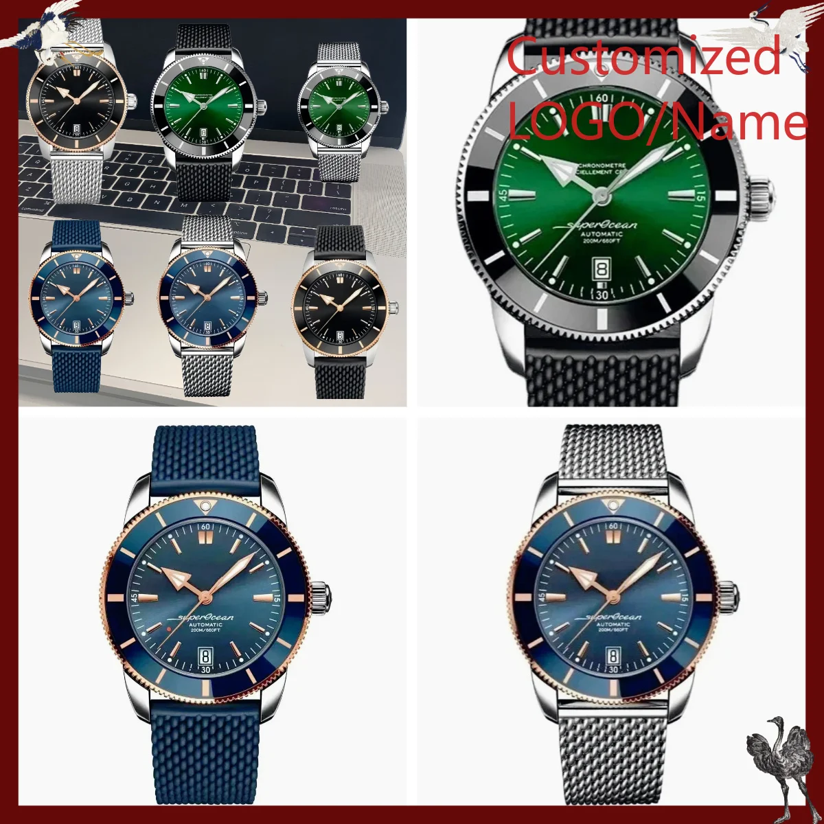 Chronograph Sport Watch - A1212 Store Customized Watches 46mm Sport