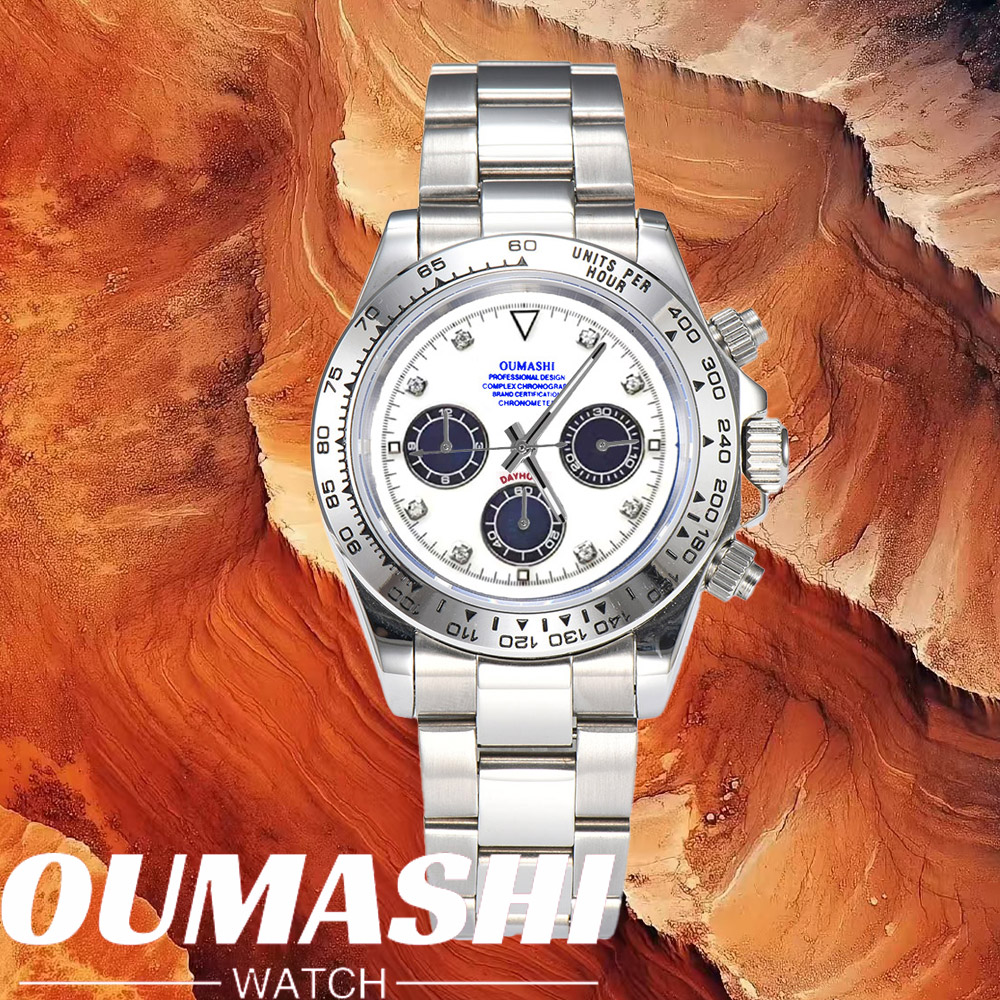 Chronograph Sport Watch - Luxury VK63 Watches Sapphire Glass 316L