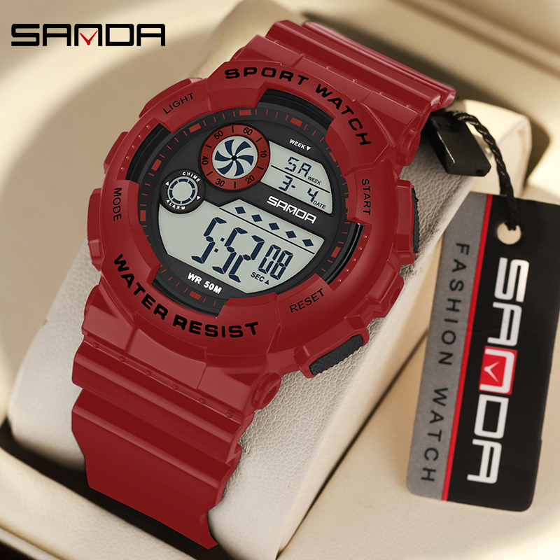 Chronograph Sport Watch - SANDA G style Fashion Women Sport