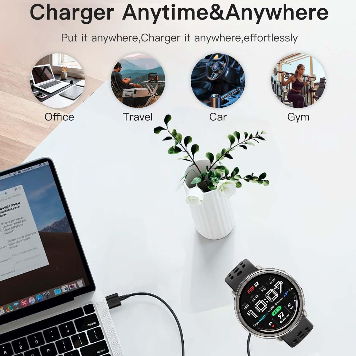 Charging Base For Amazfit Acti - đánh giá và giá Smartwatch Watches Amazfit