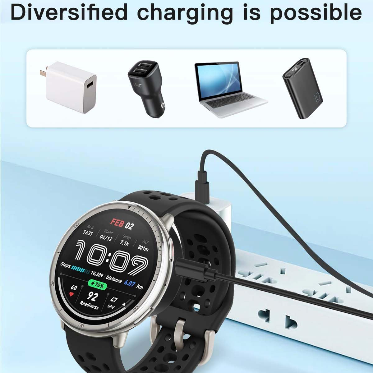 Charging Base For Amazfit Acti - đánh giá và giá Smartwatch Watches Amazfit