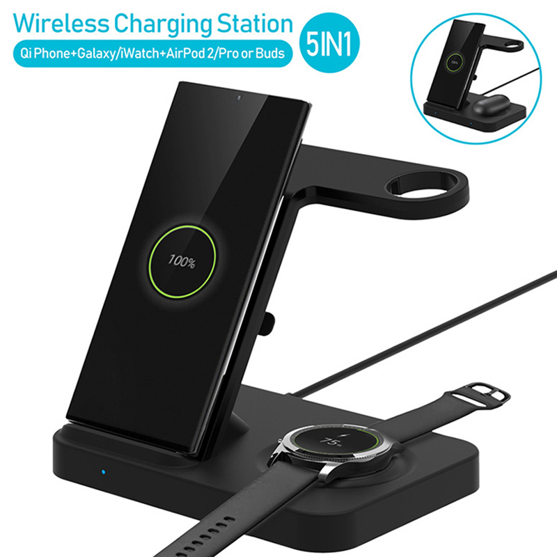 5-in-1 wireless charging stati - đánh giá và giá Watch Watch Xs