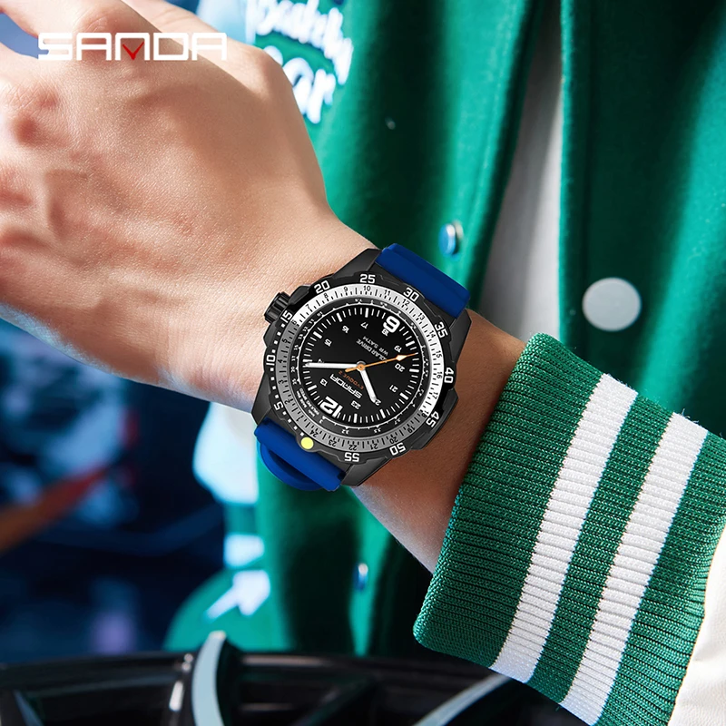 SANDA Luxury New Men's Solar-p - đánh giá và giá Solar Powered Watch