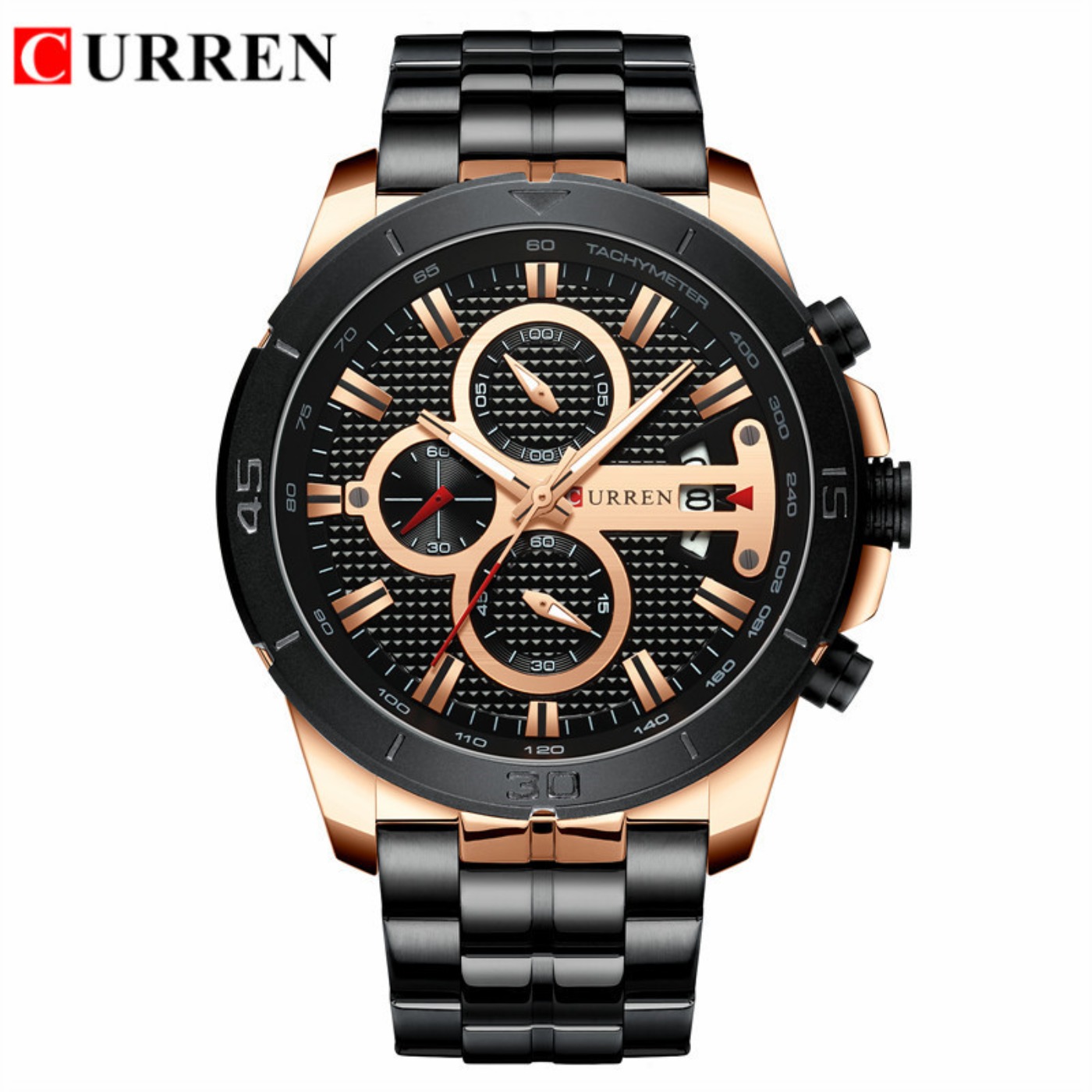 CURREN Watch Men Waterproof Ch - đánh giá và giá Chronograph Sport Watch
