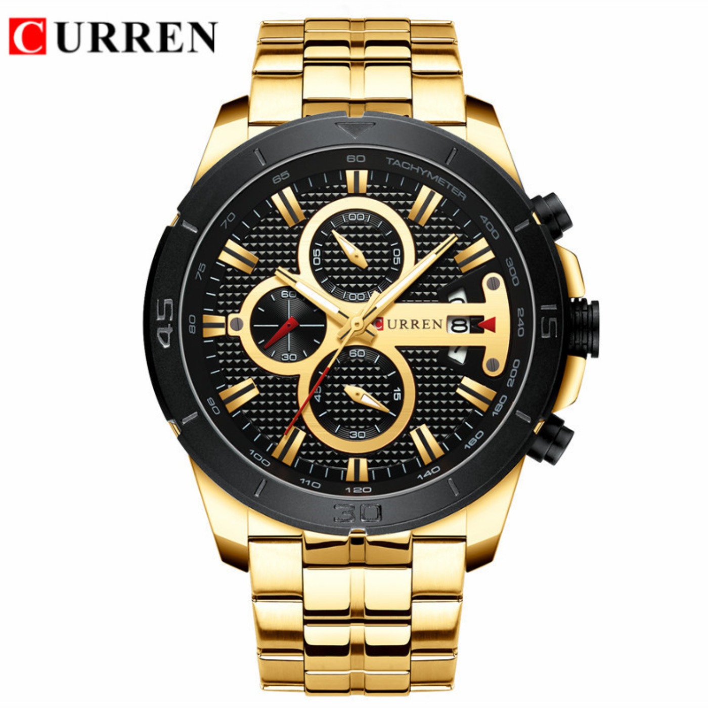 CURREN Watch Men Waterproof Ch - đánh giá và giá Chronograph Sport Watch