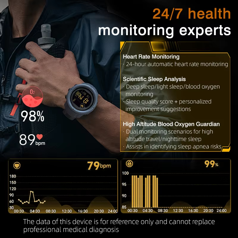 NORTH EDGE NEW MARS 5 Men's Di - đánh giá và giá Smartwatch Watches For Men Digital