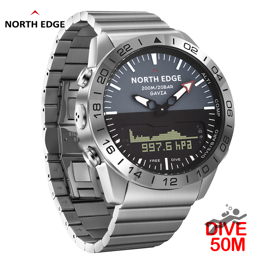 NORTH EDGE Mens Dive Watch Mil - đánh giá và giá Smartwatch Watches For Men Digital