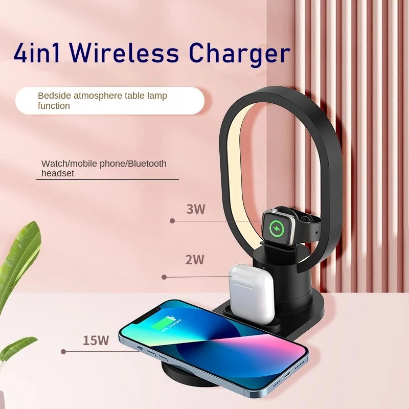 4in1 Night Light Wireless Char - đánh giá và giá Watch Watch Xs