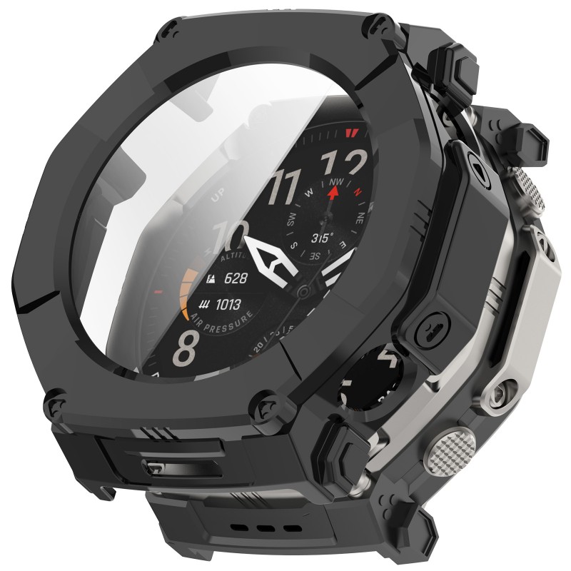 PC+Tempered Glass Case for Ama - đánh giá và giá Smartwatch Watches Amazfit