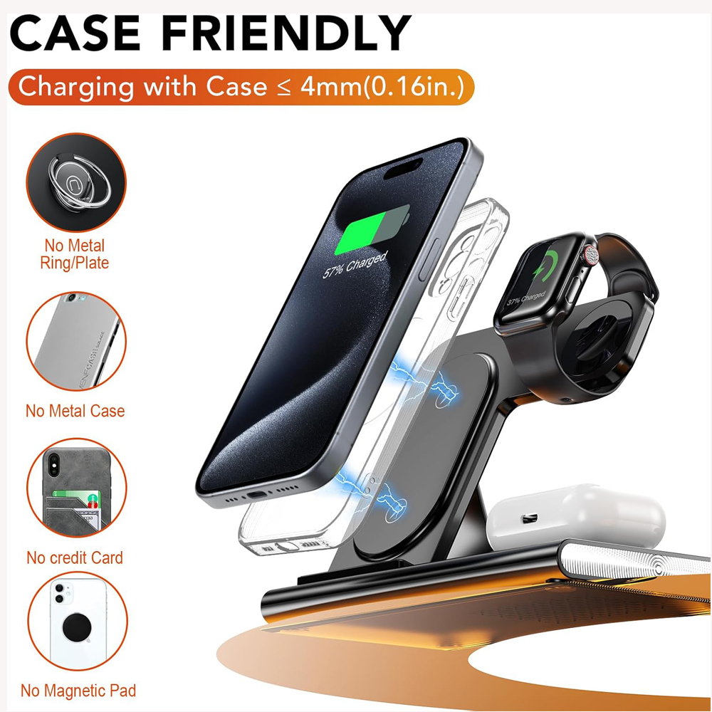 3 in 1 Foldable Charging Stati - đánh giá và giá Watch Watch Xs