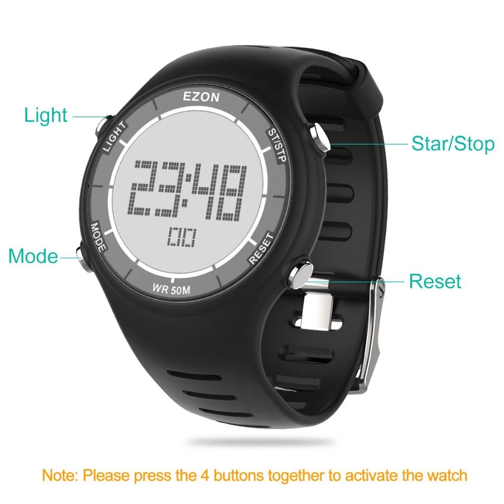 EZON Mới Thời Trang Phụ Nữ Kỹ  - đánh giá và giá Chronograph Sport Watch