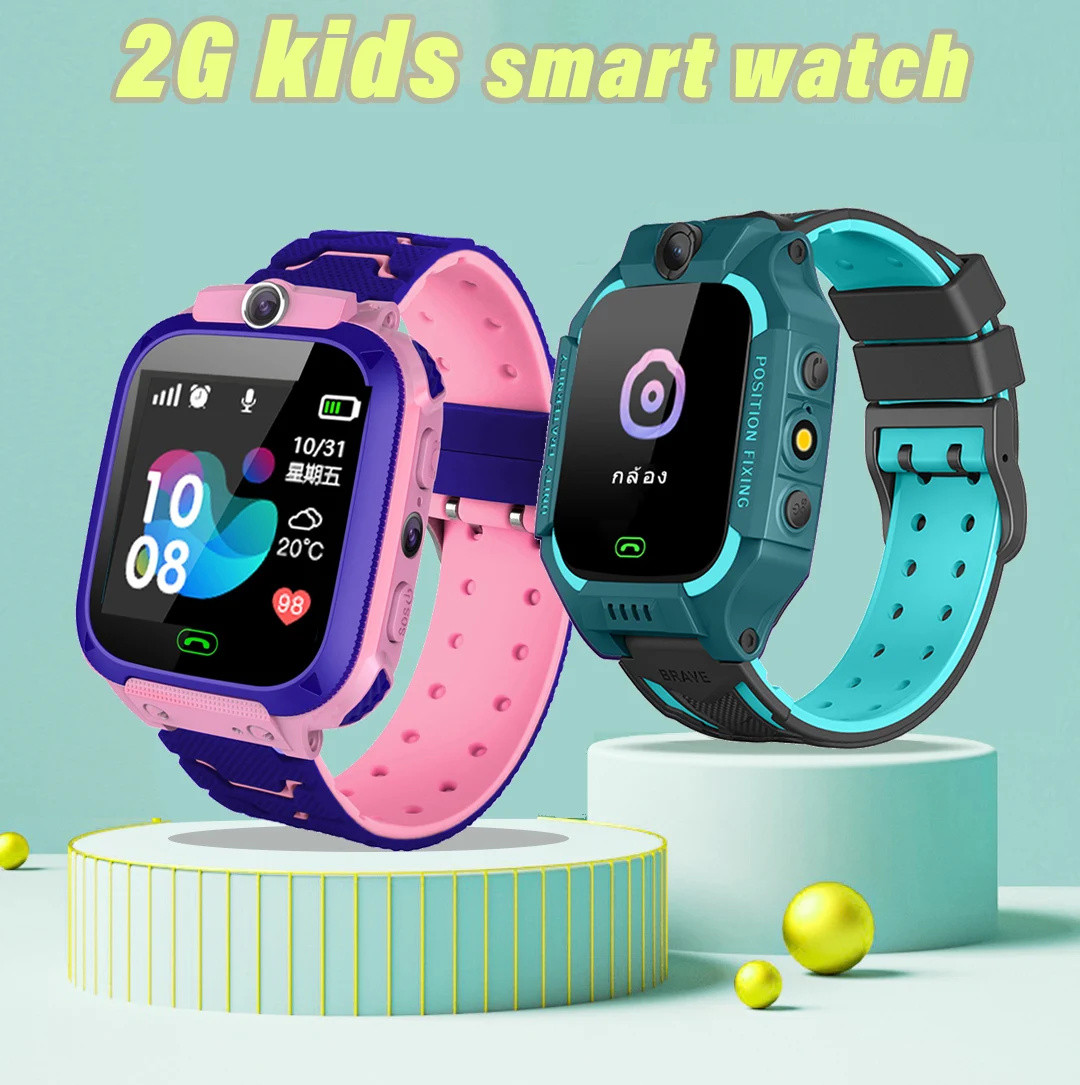 Q12 Kids Smart Watch 2G SOS Ca - đánh giá và giá Smartwatch Digital Watches For Kid Boy