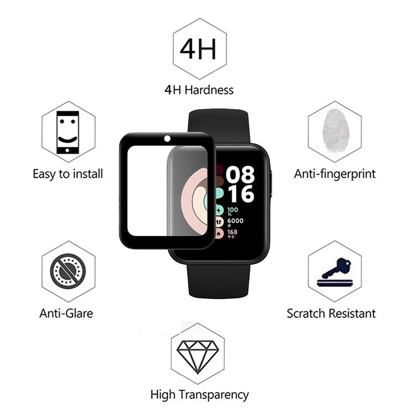 2 Pcs Tempered Glass for Redmi - đánh giá và giá Smartwatch Redmi Watches