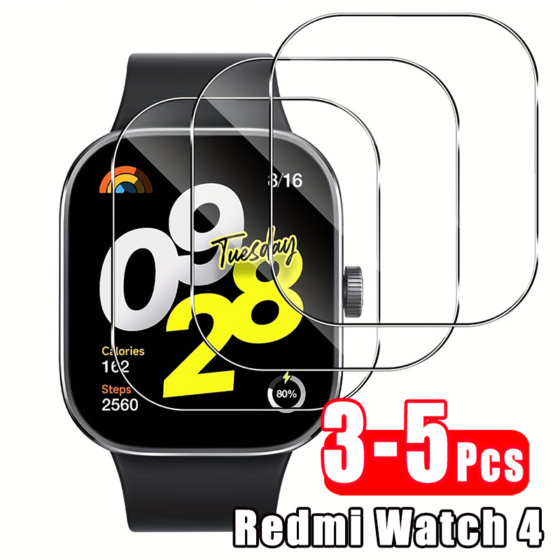 3-5Pcs Premium Tempered Glass  - đánh giá và giá Smartwatch Redmi Watches