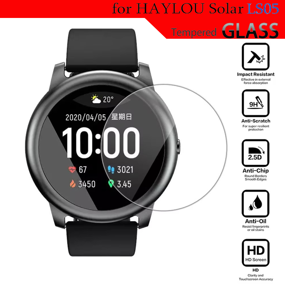 Tempered Glass For HayLou Sola - đánh giá và giá Solar Powered Watch