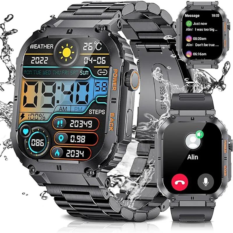 LIGE Outdoor Sports Fitness Sm - đánh giá và giá Smartwatch Watches For Men Digital
