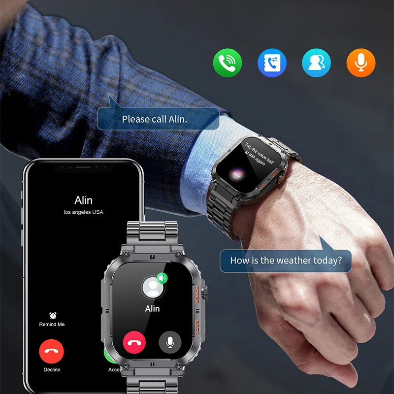 LIGE Outdoor Sports Fitness Sm - đánh giá và giá Smartwatch Watches For Men Digital