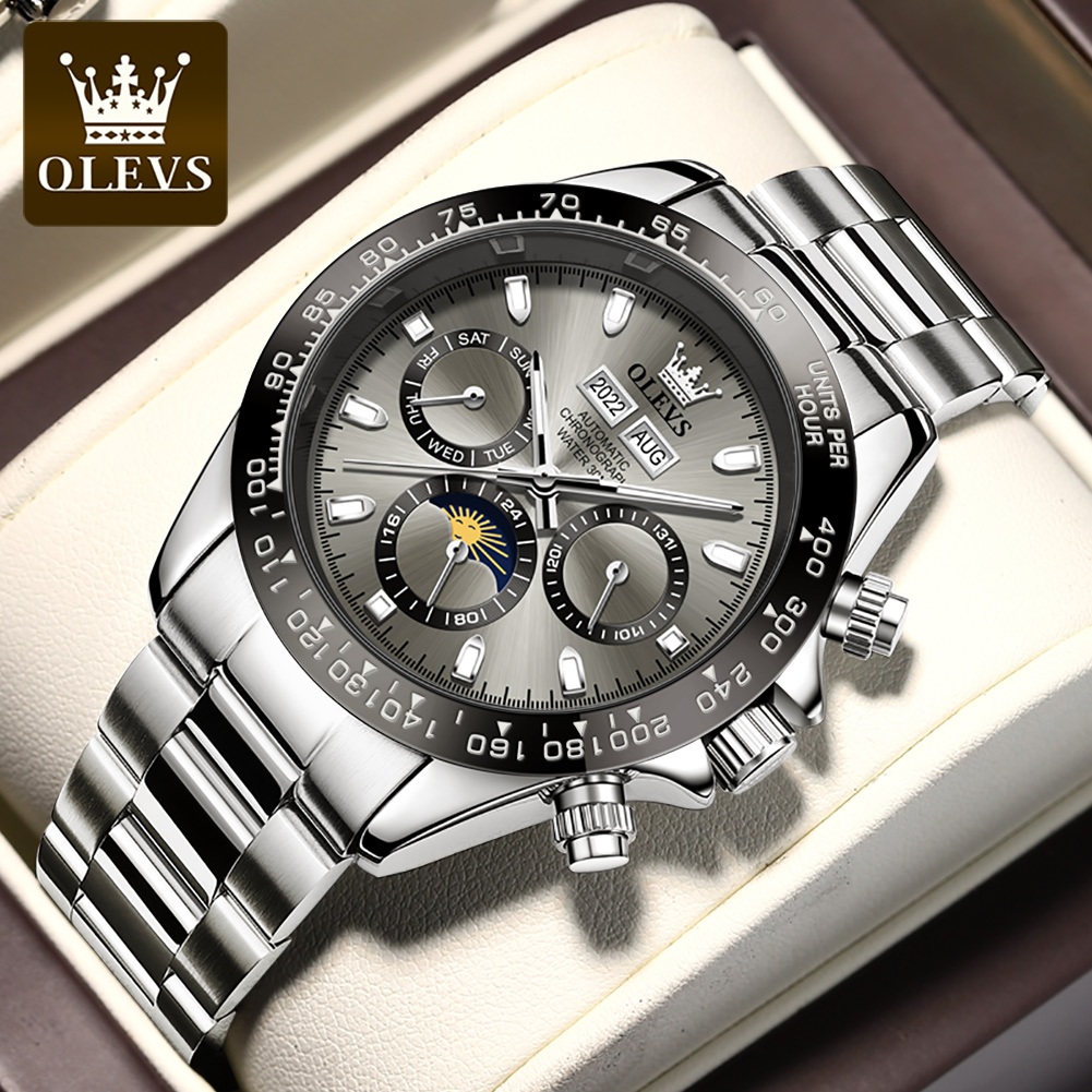 OLEVS Cao Cấp Đồng Hồ Nam Chro - đánh giá và giá Watches Omega