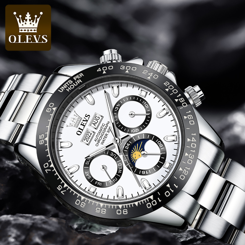OLEVS Cao Cấp Đồng Hồ Nam Chro - đánh giá và giá Watches Omega