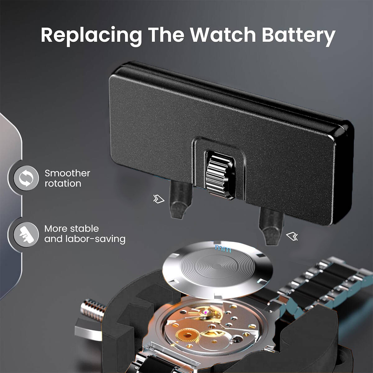 Two-Prong Round-Head Watch Ope - đánh giá và giá Case Back Opener