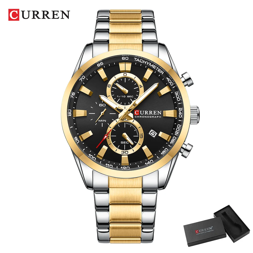 CURREN Casual Quartz Chrono Sp - đánh giá và giá Chronograph Sport Watch