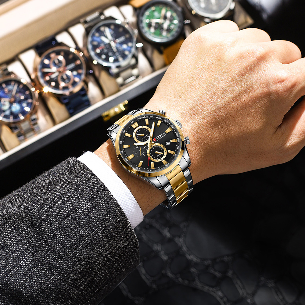 CURREN Casual Quartz Chrono Sp - đánh giá và giá Chronograph Sport Watch