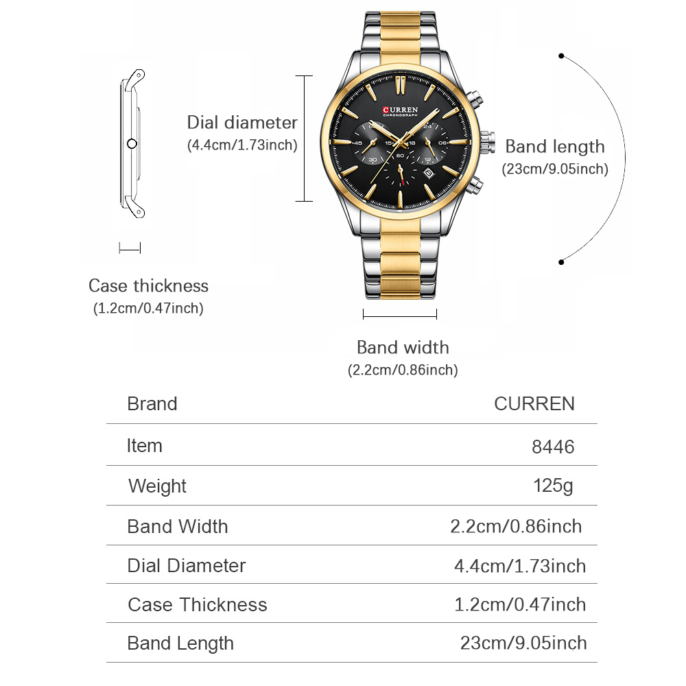 CURREN Casual Quartz Chrono Sp - đánh giá và giá Chronograph Sport Watch