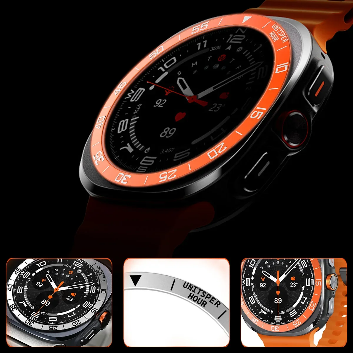 Metal Cover Bezel Ring Case Fo - đánh giá và giá Watch Smartwatch Android