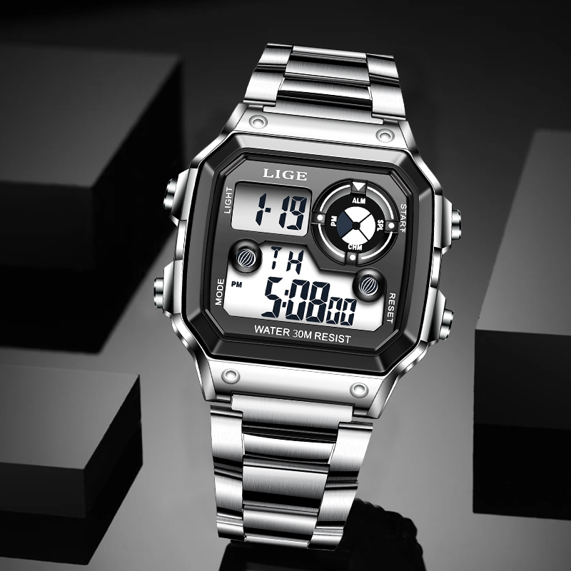 LIGE Fashion Casual Electronic - đánh giá và giá Analog Quartz Watch