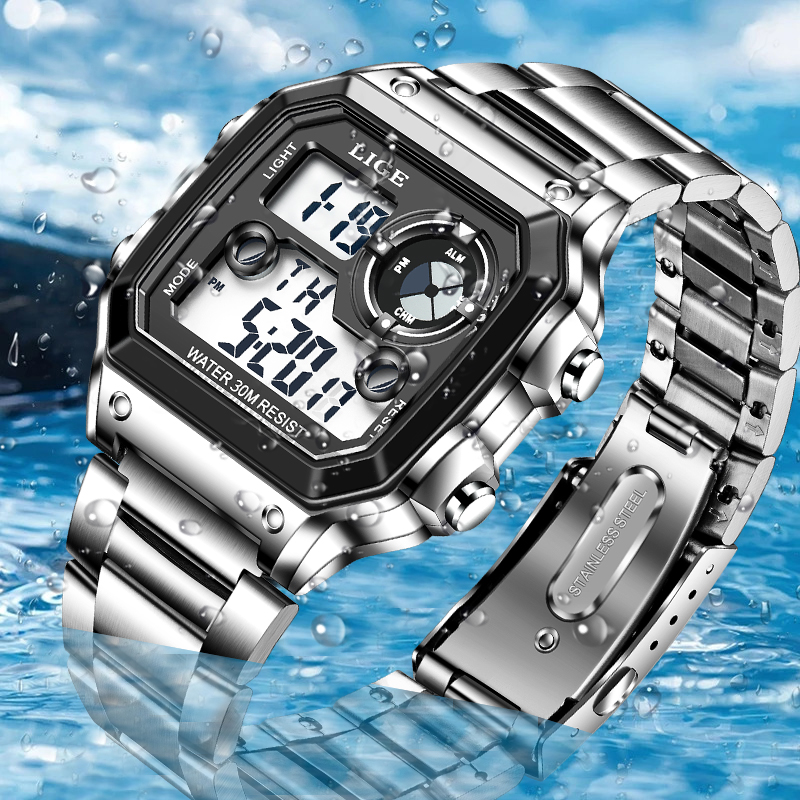 LIGE Fashion Casual Electronic - đánh giá và giá Analog Quartz Watch
