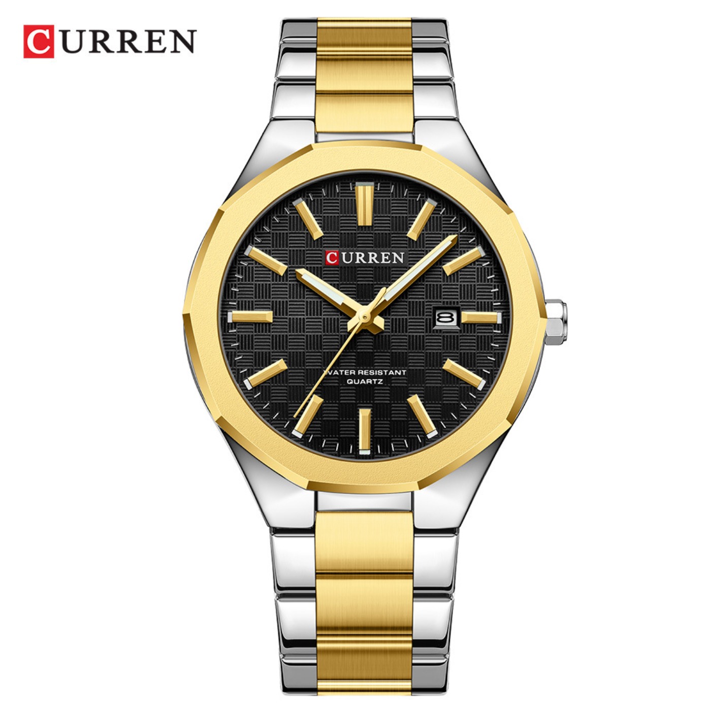 CURREN Men's Simple Black Dial - đánh giá và giá Analog Quartz Watch