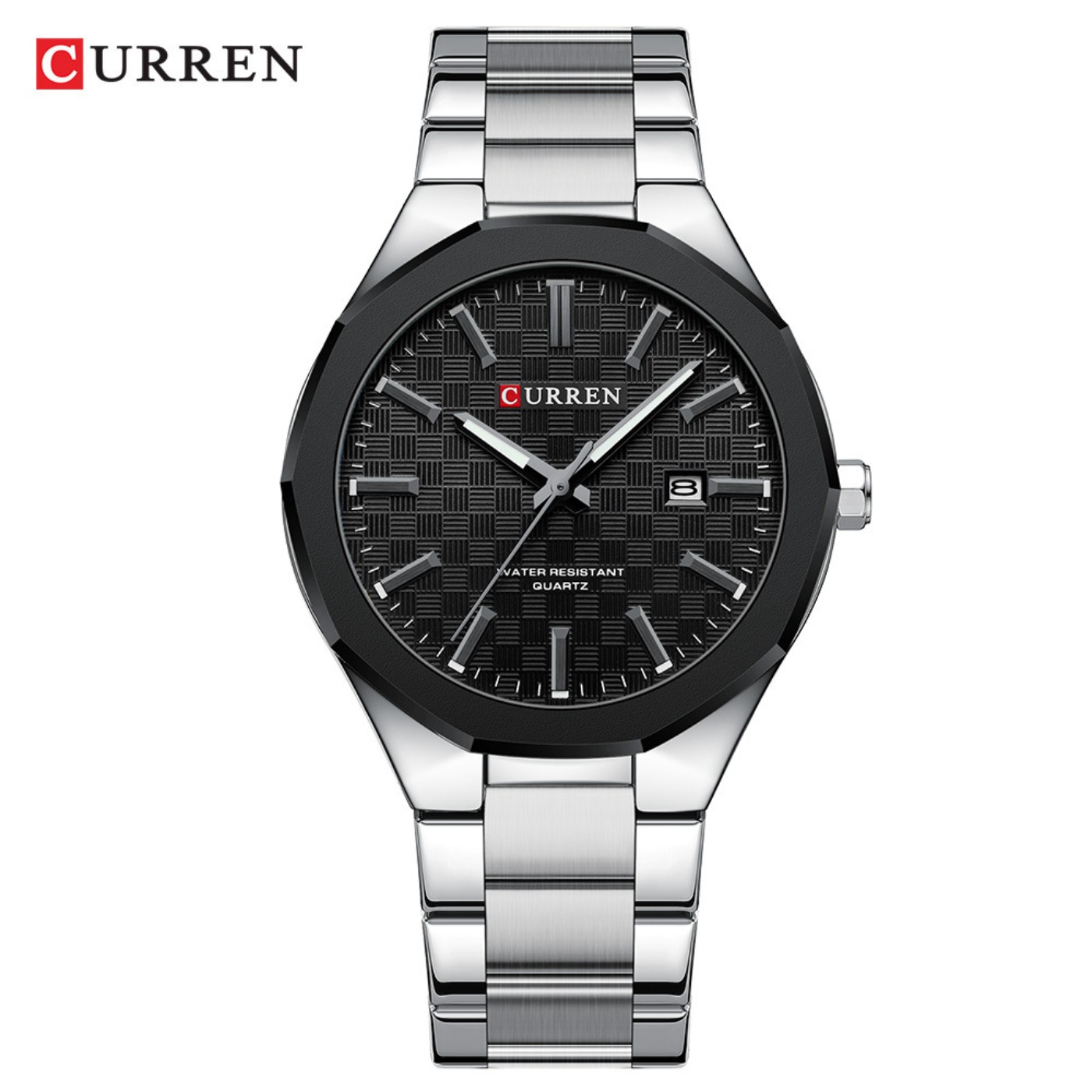 CURREN Men's Simple Black Dial - đánh giá và giá Analog Quartz Watch