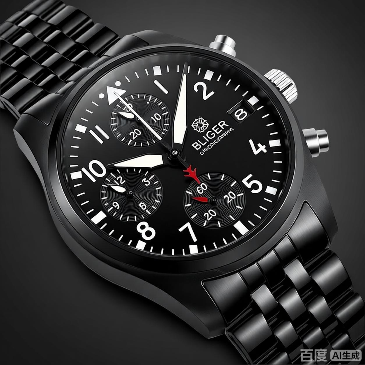 BLIGER Full Black Brushed 38mm - đánh giá và giá Analog Quartz Watch