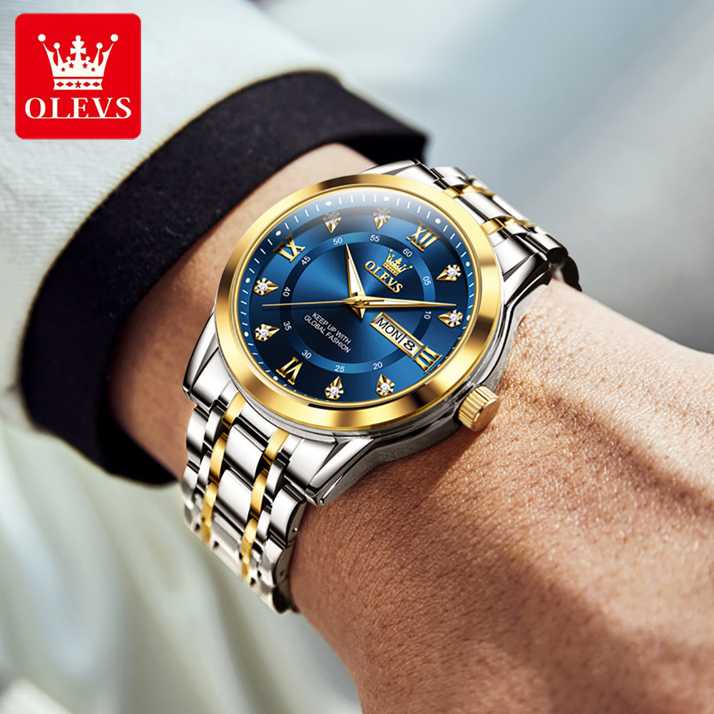 OLEVS Brand Fashion men's watc - đánh giá và giá Analog Quartz Watch