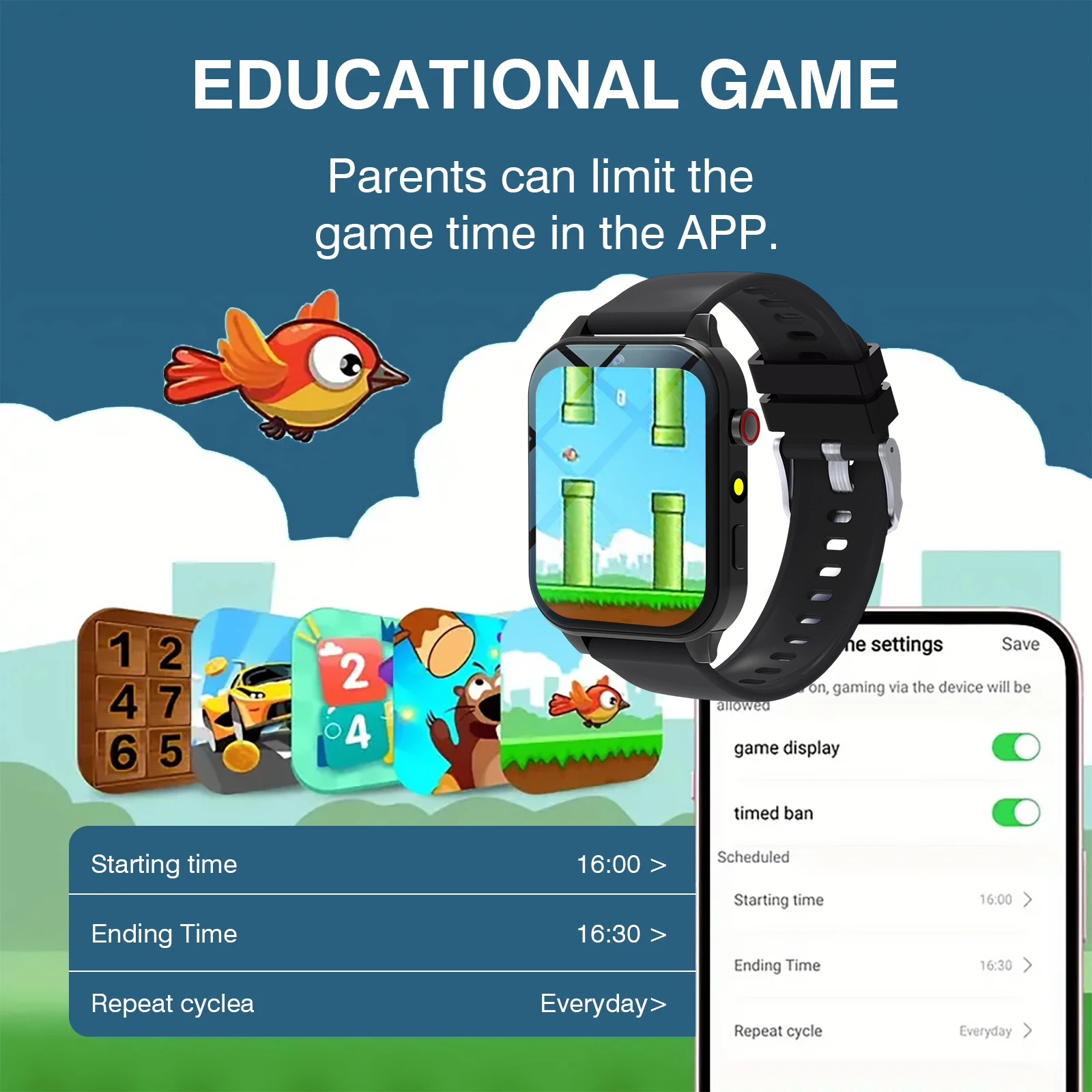 Kids′s Smart Watch 18 Games Ca - đánh giá và giá Smartwatch Digital Watches For Kids