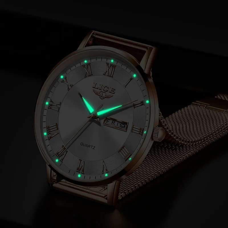 LIGE Fashion Women Watch Top B - đánh giá và giá Chronograph Sport Watch