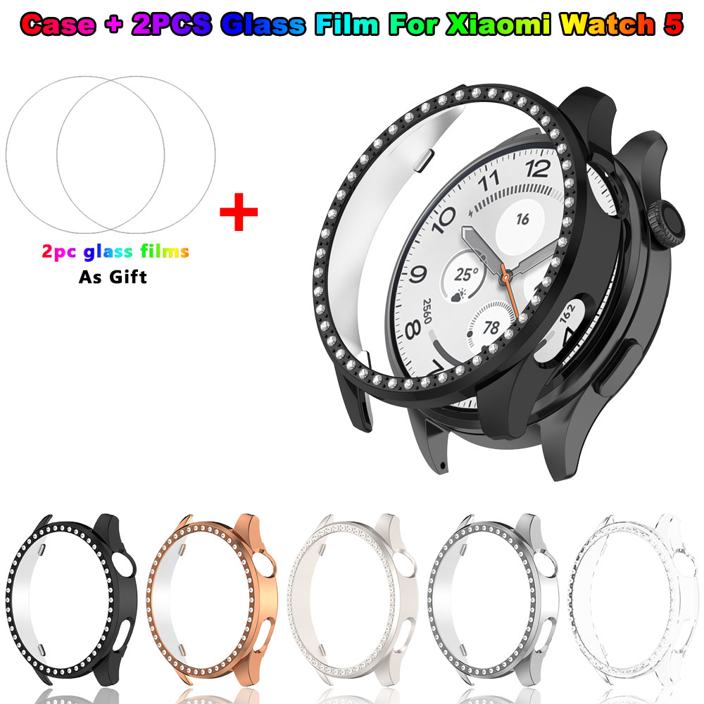 Bling PC Case + Glass Film For - đánh giá và giá Watch Smartwatch Android