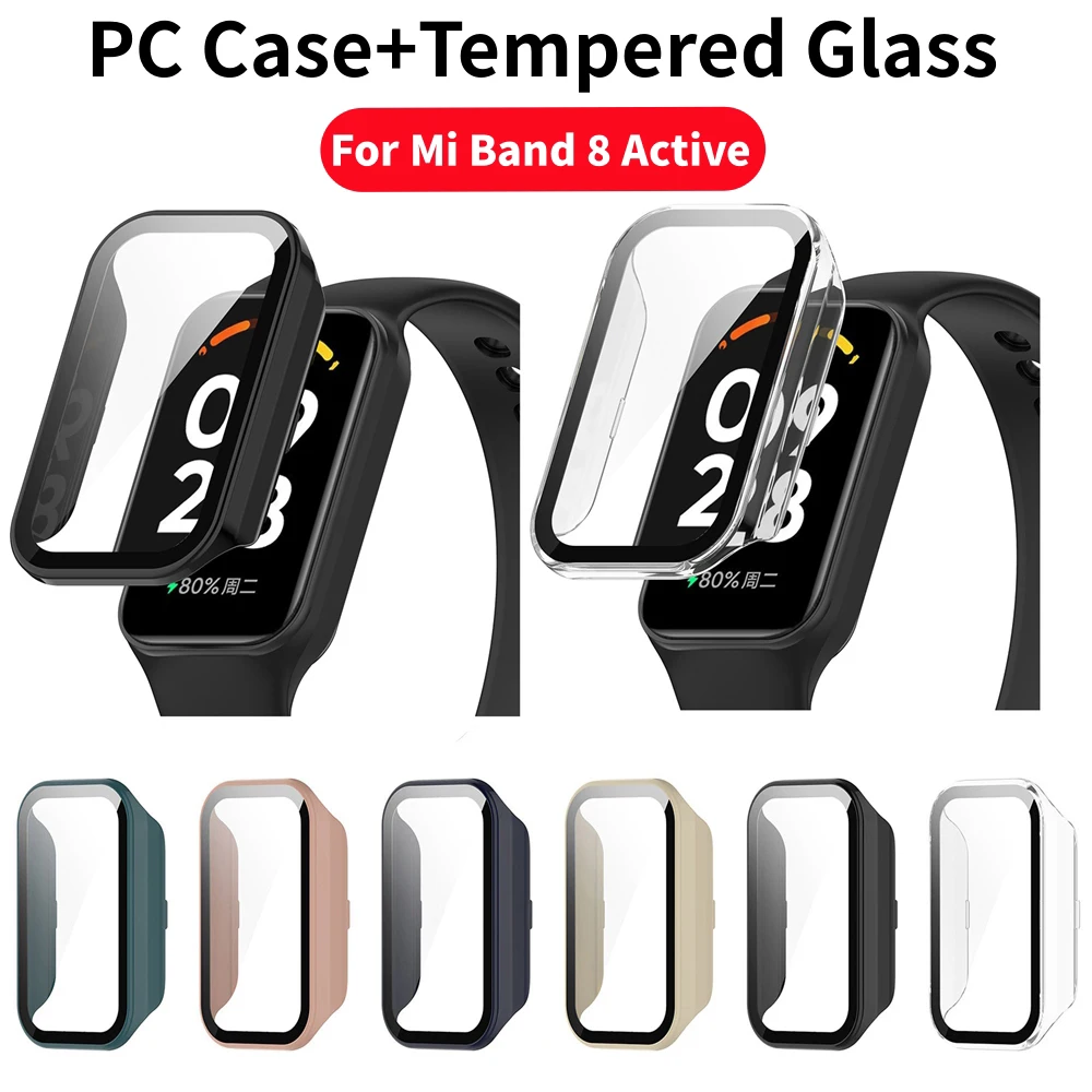 PC Case+Tempered Glass For Xia - đánh giá và giá Smartwatch Redmi Watches