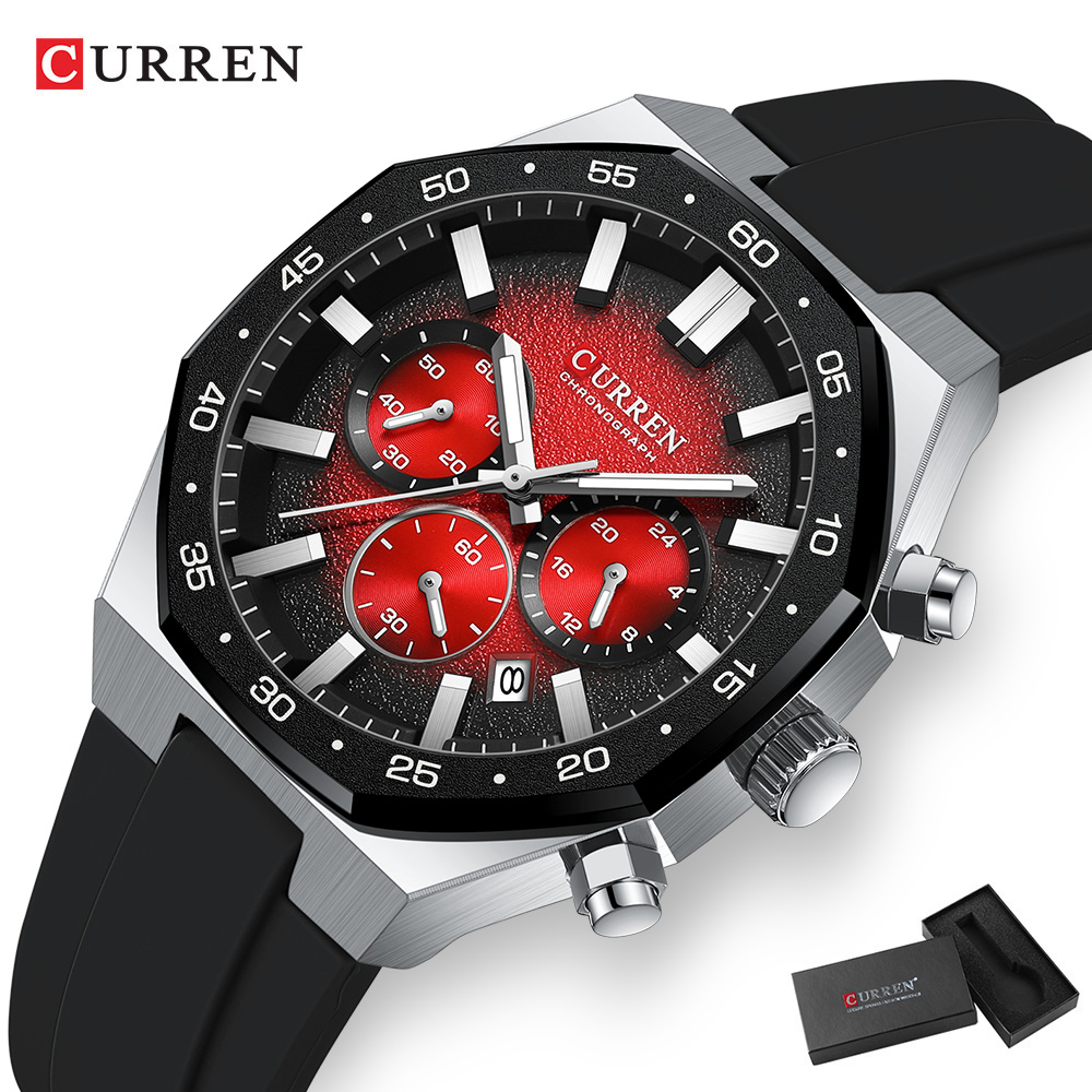 CURREN Fashion Casual Men Spor - đánh giá và giá Chronograph Sport Watch